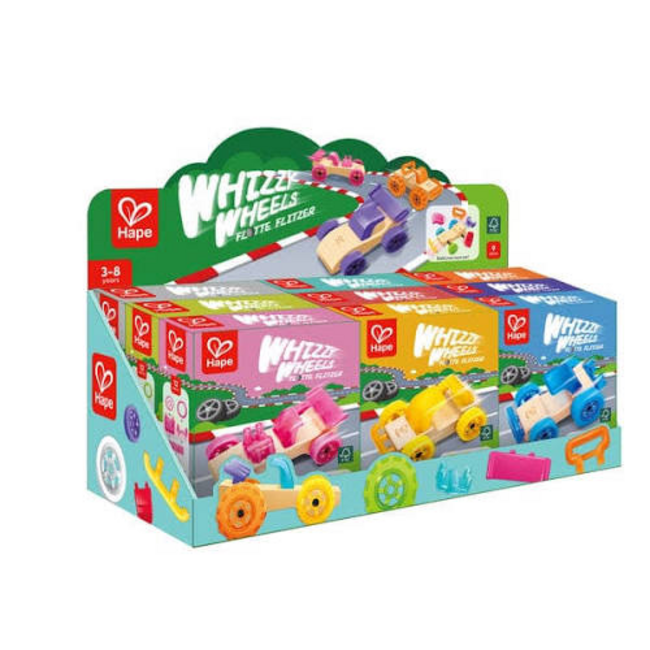 Hape - Whizzy Wheels Pack  Asst E6620