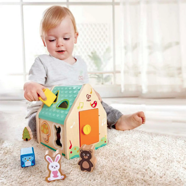 Hape - Critter House Shape Sorter E0515