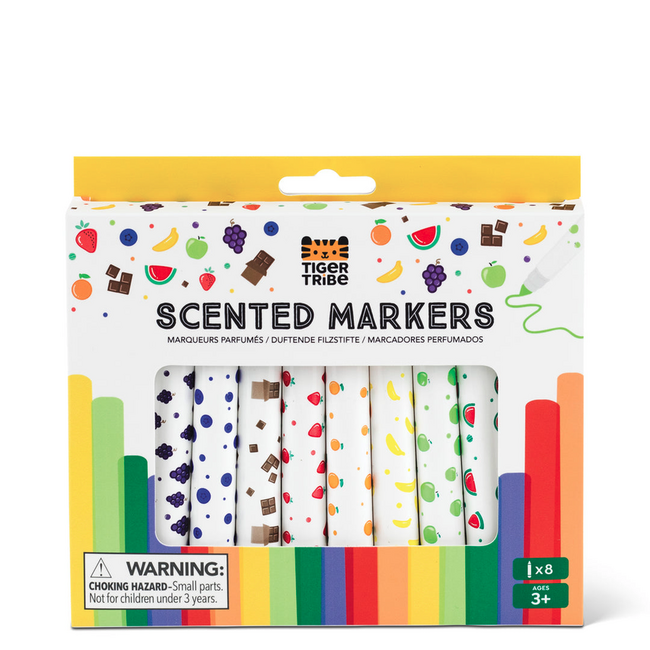 Tiger Tribe Tiger Tribe Scented Markers 8 Pk 70130