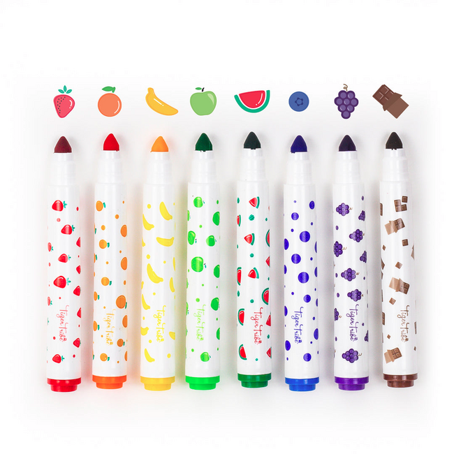 Tiger Tribe Tiger Tribe Scented Markers 8 Pk 70130