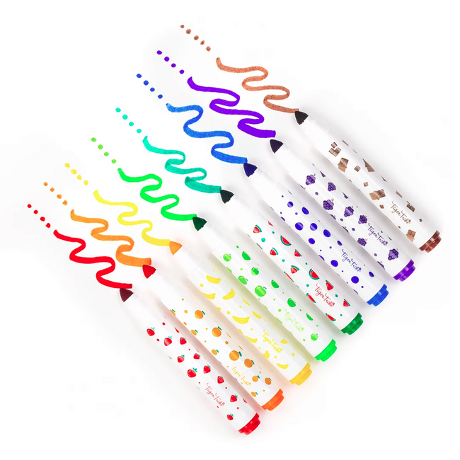 Tiger Tribe Tiger Tribe Scented Markers 8 Pk 70130