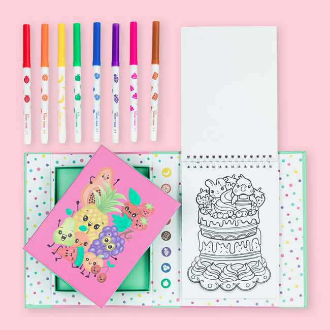 Tiger Tribe Tiger Tribe Scented Colouring - Fruity Cutie