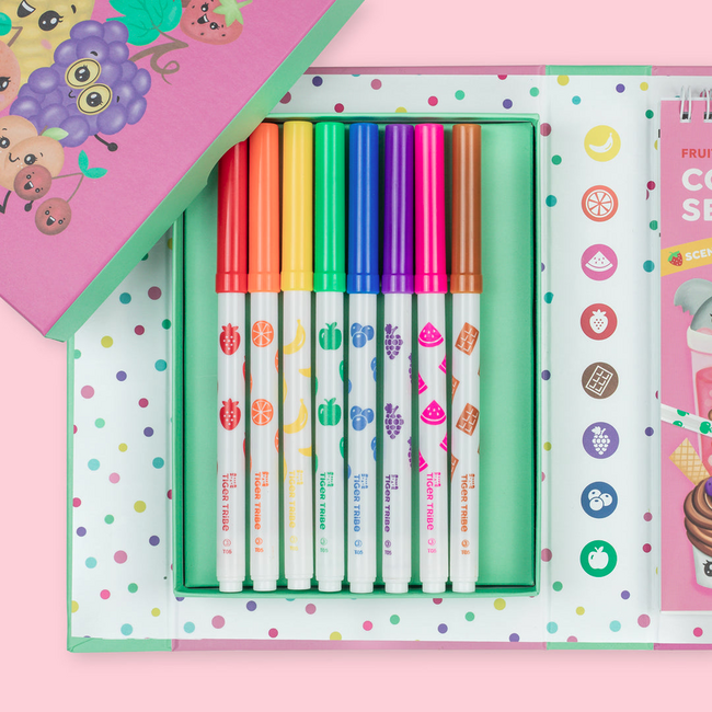 Tiger Tribe Tiger Tribe Scented Colouring - Fruity Cutie
