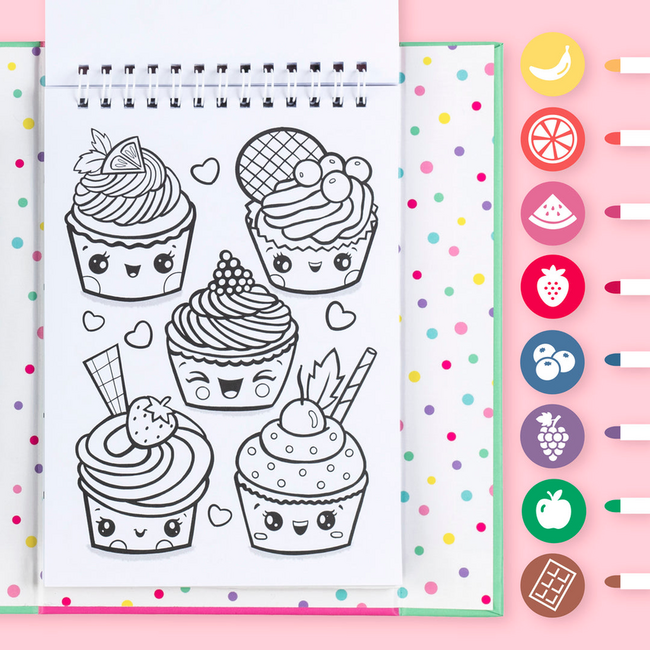 Tiger Tribe Tiger Tribe Scented Colouring - Fruity Cutie