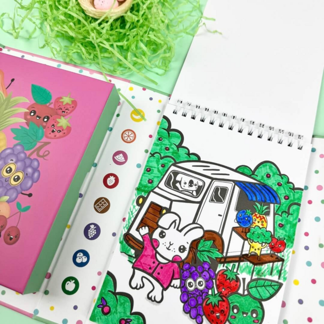 Tiger Tribe Tiger Tribe Scented Colouring - Fruity Cutie