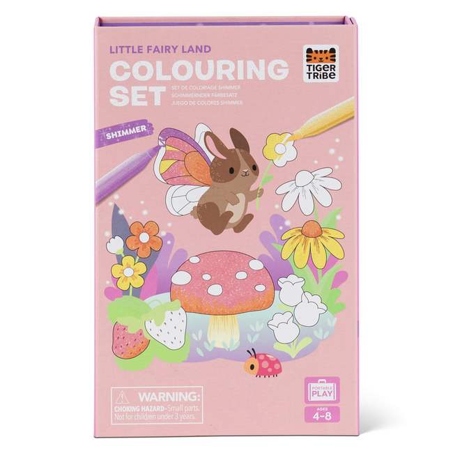 Tiger Tribe Tiger Tribe Shimmer Colouring Set - Little Fairy Land
