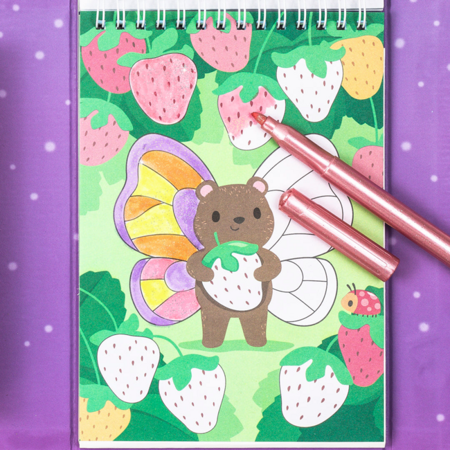 Tiger Tribe Tiger Tribe Shimmer Colouring Set - Little Fairy Land