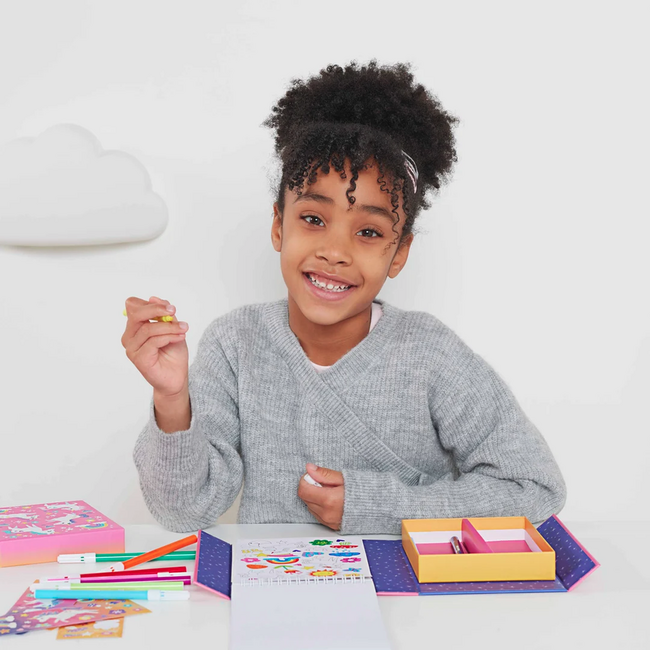 Tiger Tribe Tiger Tribe Shimmer Colouring Set - Little Fairy Land