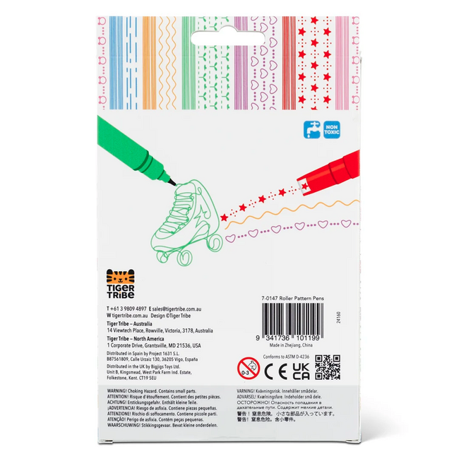 Tiger Tribe Tiger Tribe - Roller Pattern Pens