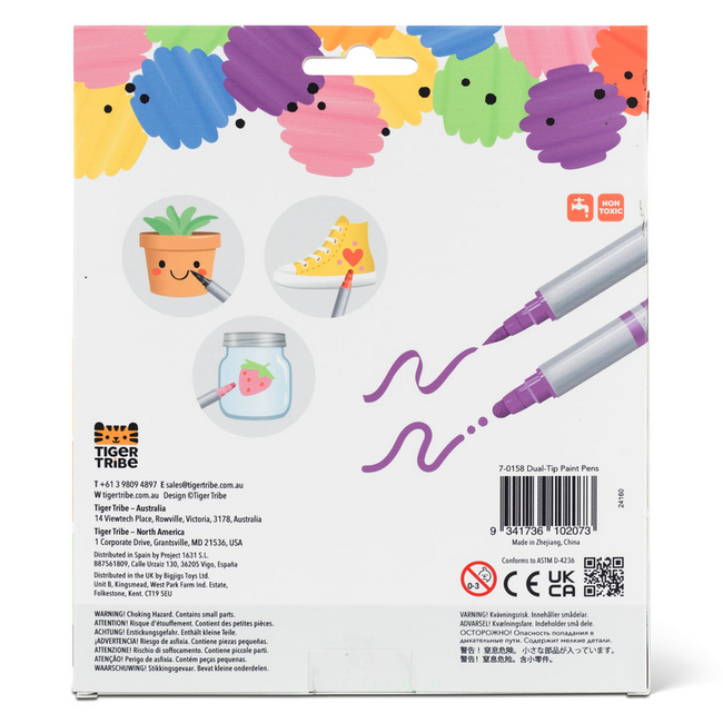 Tiger Tribe Tiger Tribe - Paint Pens - Dual tip