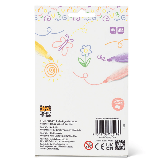 Tiger Tribe Tiger Tribe - Shimmer Markers TG7-0161