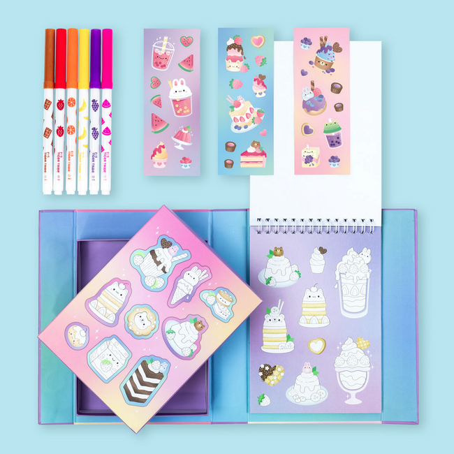Tiger Tribe Tiger Tribe - Stacks of Scented Stickers Dreamy Desserts