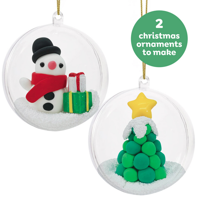 Tiger Tribe Tiger Tribe Clay Craft - Ornament Kit - Snowman and Tree TG6-0341