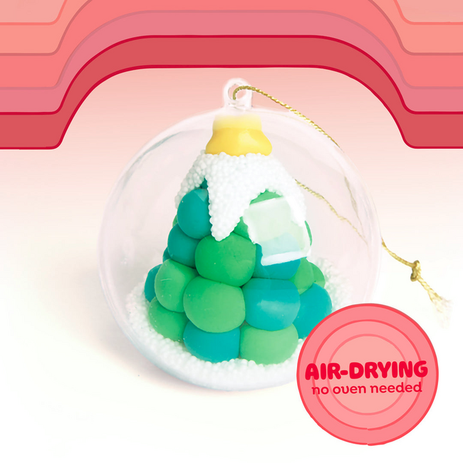 Tiger Tribe Tiger Tribe Clay Craft - Ornament Kit - Snowman and Tree TG6-0341