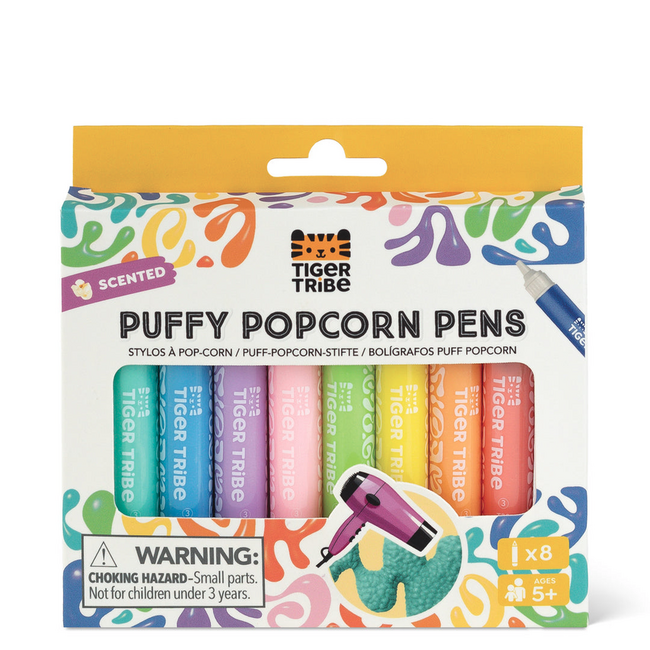 Tiger Tribe Tiger Tribe - Scented Popcorn Puffy Pens TG7-0170