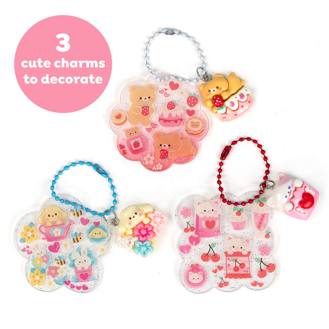 Tiger Tribe Tiger Tribe - Sticker Craft Kit - Kawaii Bag Charms TG6-0334