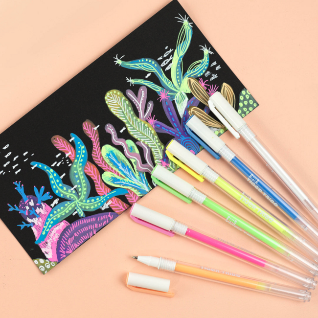 Tiger Tribe Tiger Tribe - Neon Fine Tip Paint Pens TG7-0173