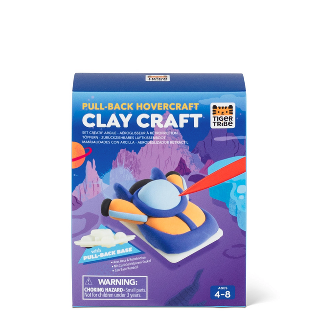 Tiger Tribe Tiger Tribe - Clay Craft Pull Back Hovercraft TG6-0326