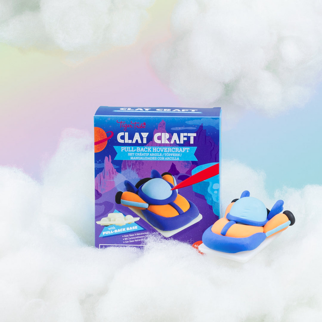 Tiger Tribe Tiger Tribe - Clay Craft Pull Back Hovercraft TG6-0326