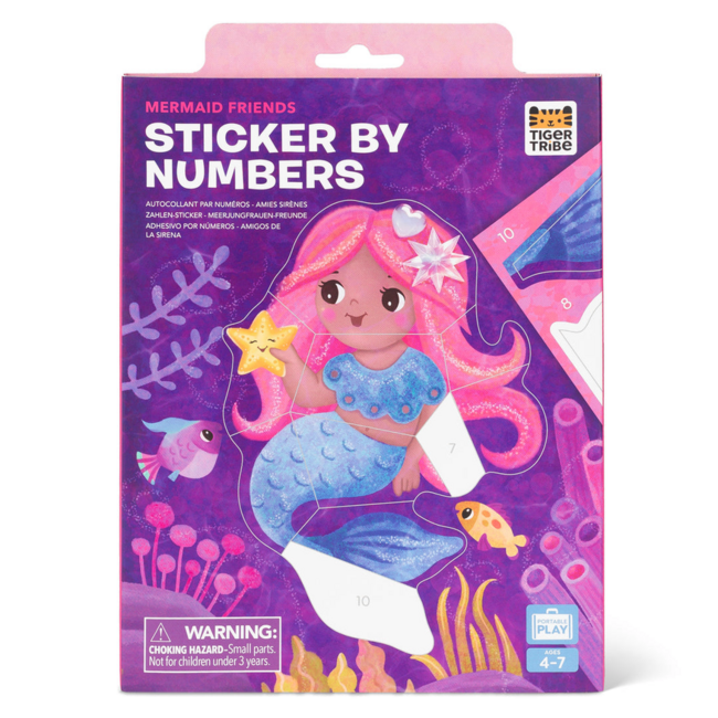 Tiger Tribe Tiger Tribe - Sticker by Number Mermaid Friends TG6-0362