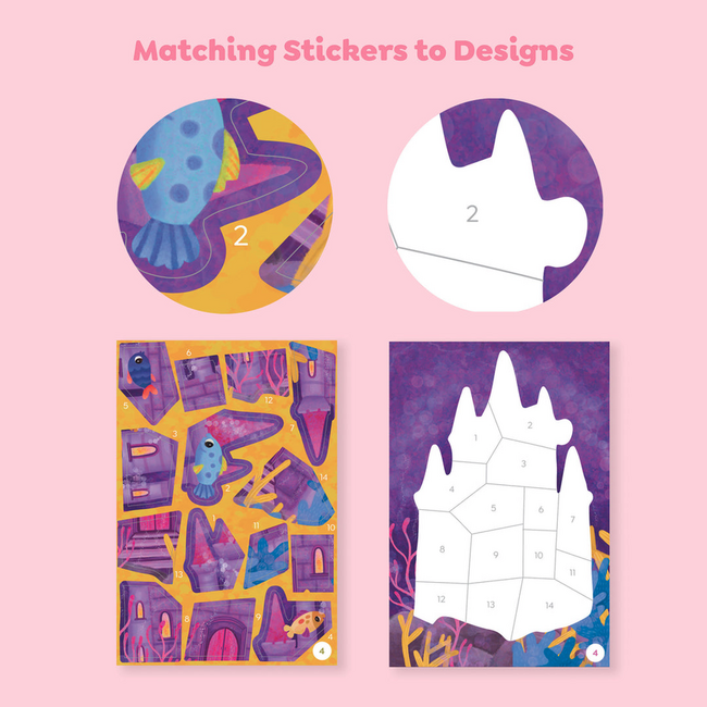 Tiger Tribe Tiger Tribe - Sticker by Number Mermaid Friends TG6-0362