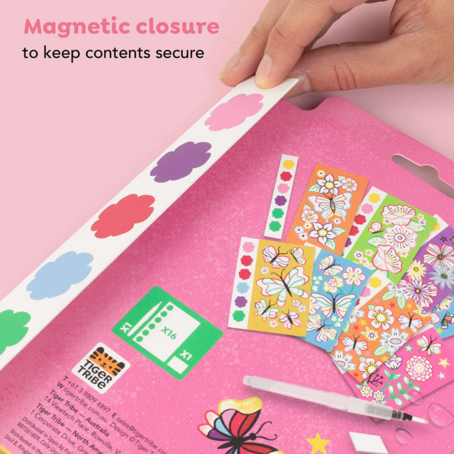 Tiger Tribe Tiger Tribe - Paint a Picture Set Butterflies and Flowers TG14-032