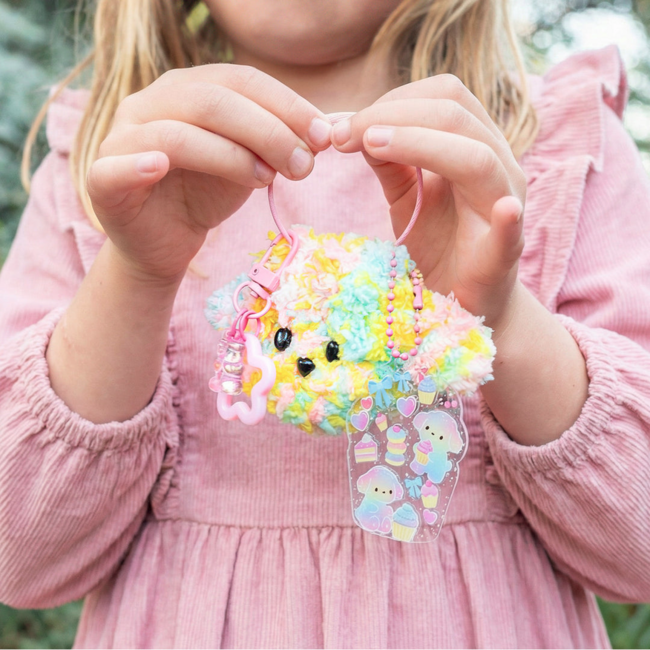 Tiger Tribe Tiger Tribe - Bag Charm Kit - Fluffy Dog TG6-0330