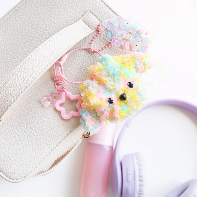 Tiger Tribe Tiger Tribe - Bag Charm Kit - Fluffy Dog TG6-0330