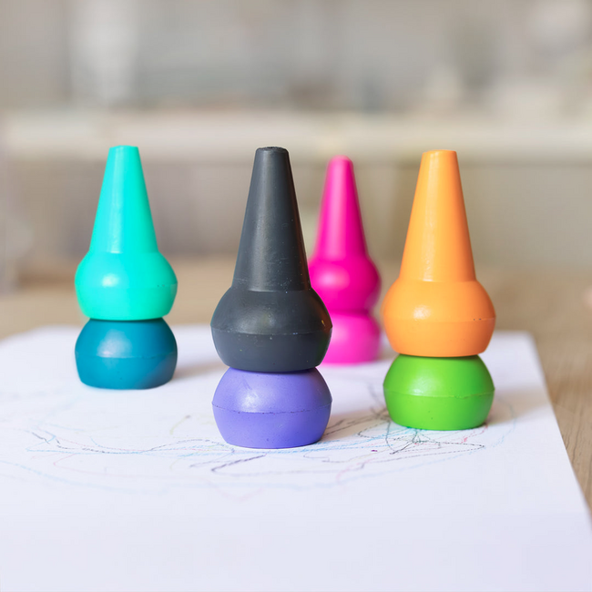 Tiger Tribe Tiger Tribe - Stackable Crayons - Candy Colours TG7-0162
