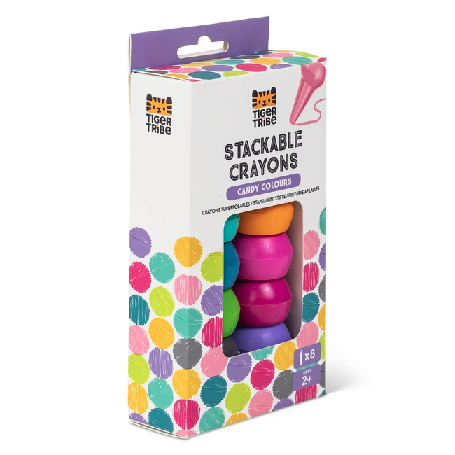 Tiger Tribe Tiger Tribe - Stackable Crayons - Candy Colours TG7-0162