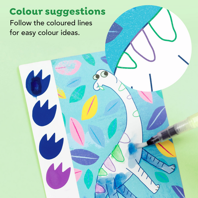 Tiger Tribe Tiger Tribe - Paint a Picture Set Dinosaurs TG14-031