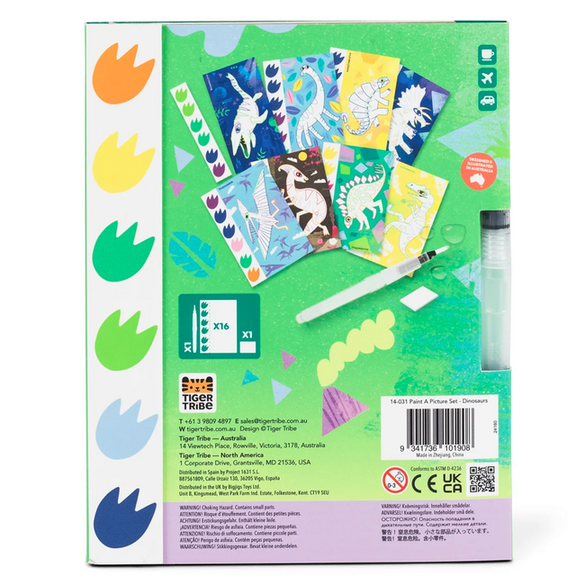 Tiger Tribe Tiger Tribe - Paint a Picture Set Dinosaurs TG14-031