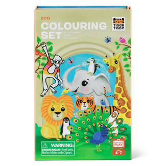 Tiger Tribe Tiger Tribe - Colouring Set - Zoo TG6-0294