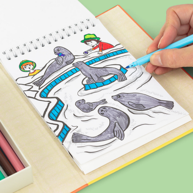 Tiger Tribe Tiger Tribe - Colouring Set - Zoo TG6-0294