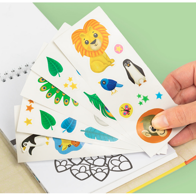 Tiger Tribe Tiger Tribe - Colouring Set - Zoo TG6-0294