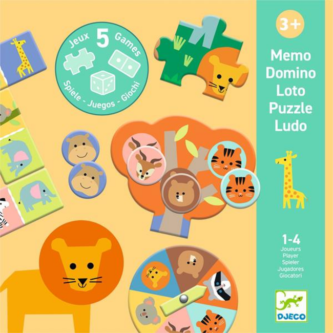 ILO DJECO - 5 Games  - Savannah Animals
