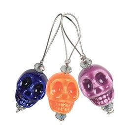 Knitters Pride Zooni Stitch Markers Skull Candy