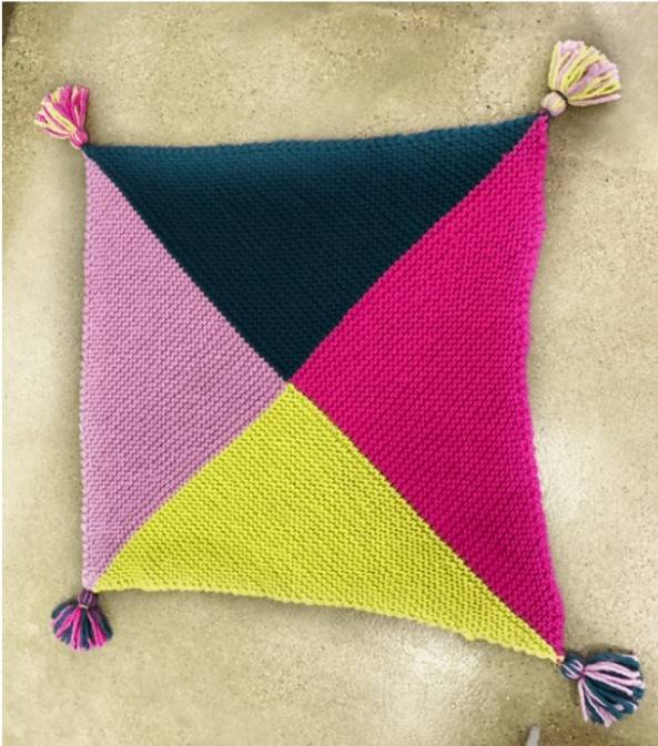 Woolly&Co. Four Part Harmony Blanket Pattern