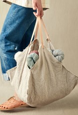Cocoknits Rustic Linen Four Corner Bag by Cocoknits