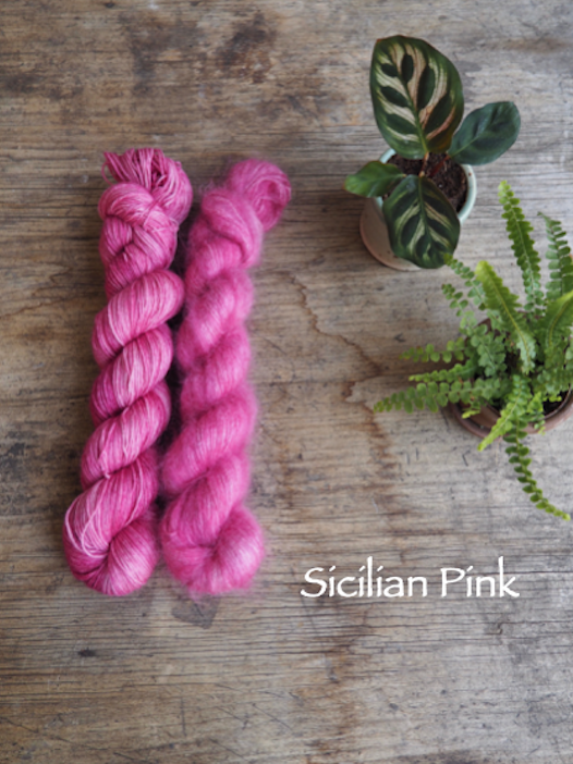 Botanical Yarn Sweet Pea  Merino/Silk by Botanical Yarn