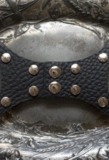 Jul Designs Jul Gate Hinge Leather Snap Closure- Pebble Black