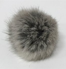 Big Bad Wool Big Bad Wool Natural Grey Small Pom Pom