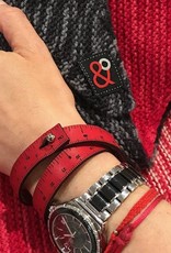 ILOVEHANDLES Wrist Ruler  in Red Size 15"