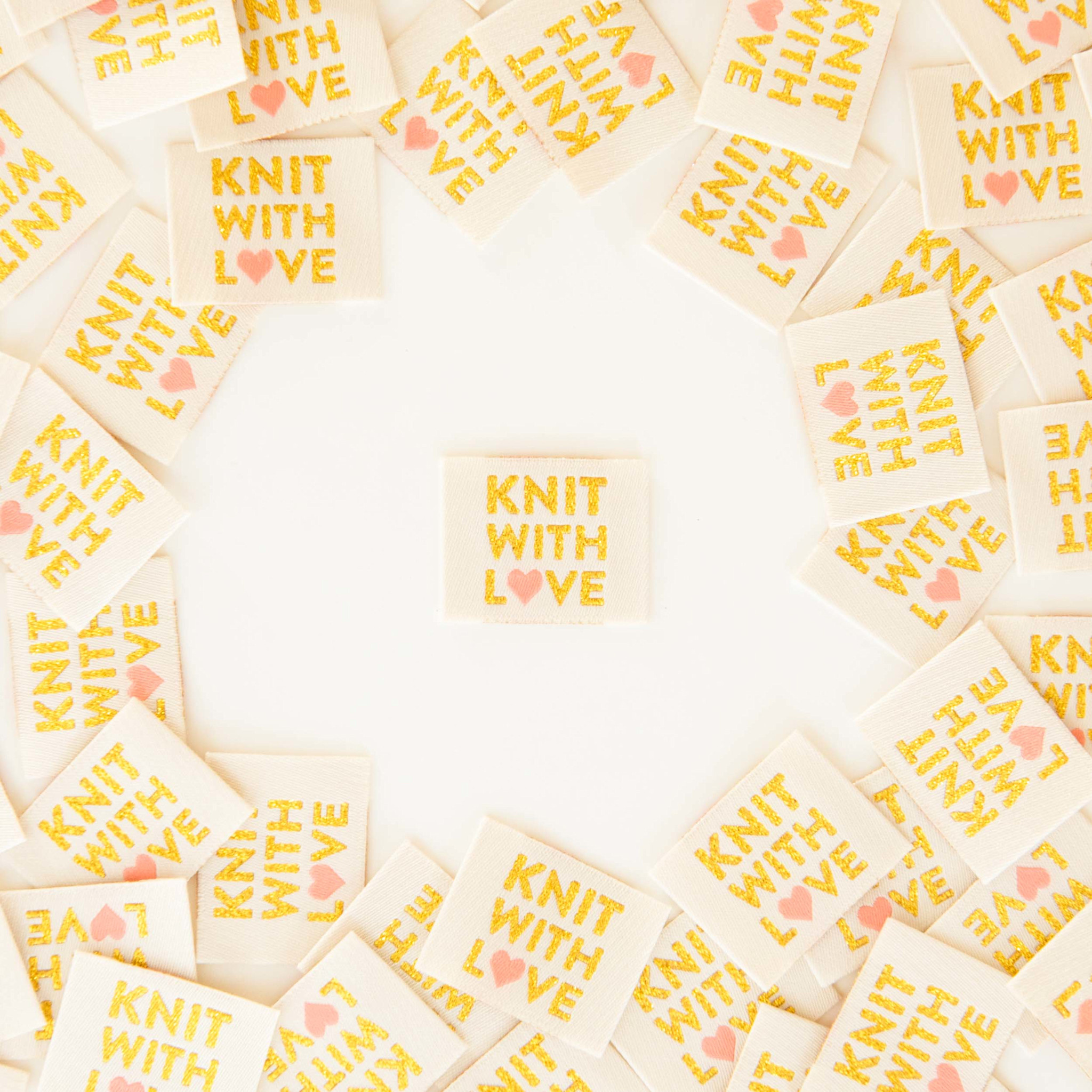 Sarah Hearts Cotton Labels
