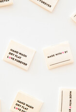 Sarah Hearts Cotton Labels