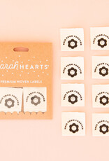 Sarah Hearts Cotton Labels