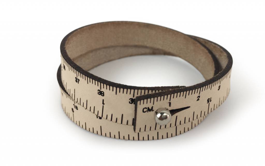 ILOVEHANDLES Wrist Ruler in Natural Size 15"