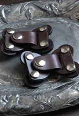 Jul Designs Jul Lock Toggle Leather Closure Chocolate Brown