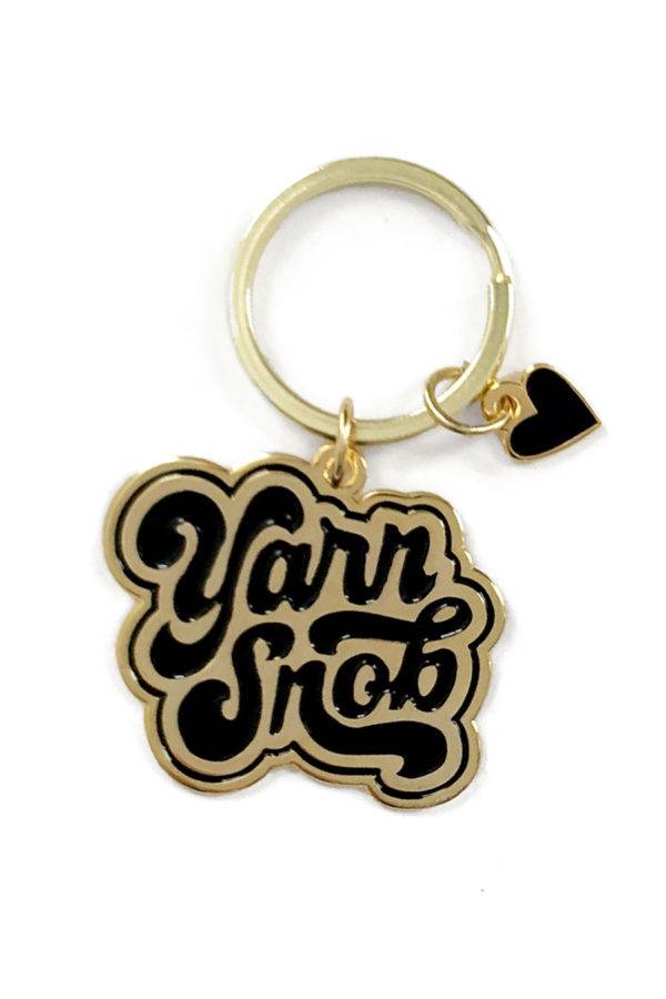 shelli Can Yarn Snob Keychain (Black)