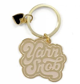 shelli Can Yarn Snob Keychain (Ivory)